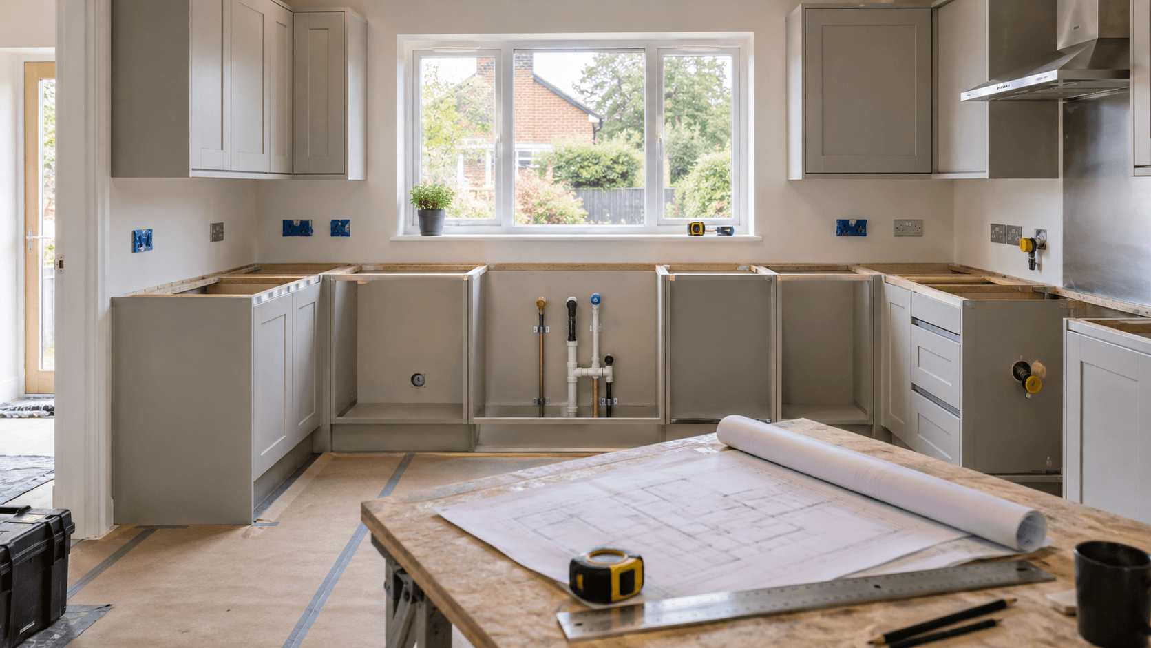 Mark Every Water-Using Appliance on the Kitchen Plan