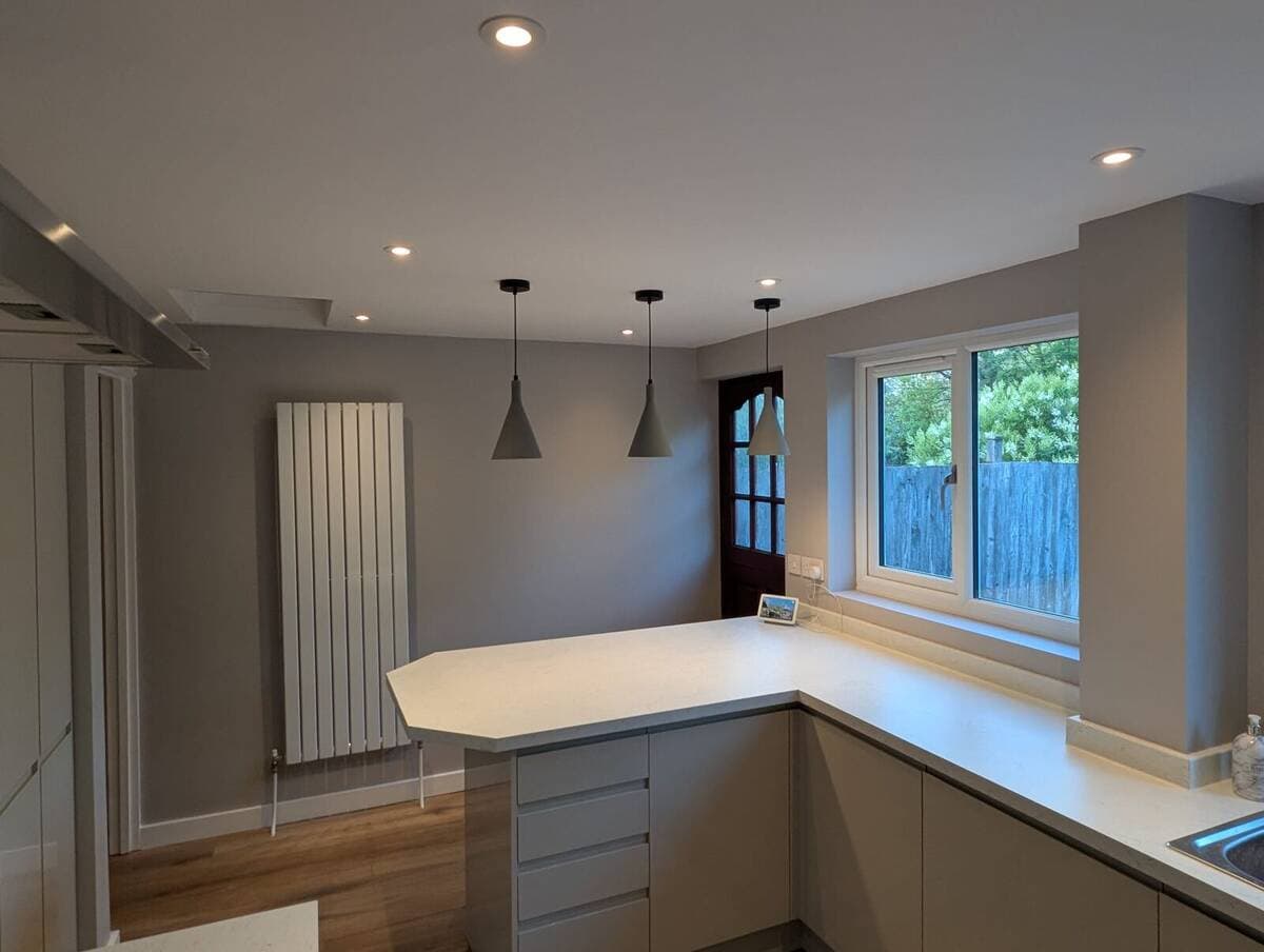 Completed kitchen refurbishment by G R Plumbing for a property refurbishment guide in Caterham